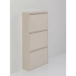 KARE Design Kleinmöbel & Sonstiges-Schuhkipper Caruso 3-Er Creme
