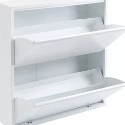 KARE Design Kleinmöbel & Sonstiges-Schuhkipper Caruso 2-Er Doppel Weis