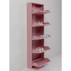 KARE Design Kleinmöbel & Sonstiges-Schuhkipper Caruso 5-Er Rosa