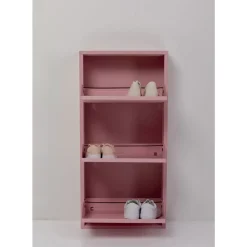 KARE Design Kleinmöbel & Sonstiges-Schuhkipper Caruso 3-Er Rosa