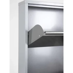 KARE Design Kleinmöbel & Sonstiges-Schuhkipper Caruso 5-Er Silber/Geflext