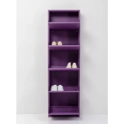 KARE Design Kleinmöbel & Sonstiges-Schuhkipper Caruso 5-Er Violet