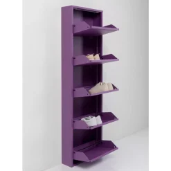 KARE Design Kleinmöbel & Sonstiges-Schuhkipper Caruso 5-Er Violet