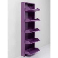 KARE Design Kleinmöbel & Sonstiges-Schuhkipper Caruso 5-Er Violet