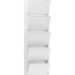 KARE Design Kleinmöbel & Sonstiges-Schuhkipper Caruso 5-Er Weiss