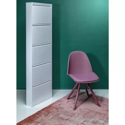 KARE Design Kleinmöbel & Sonstiges-Schuhkipper Caruso 5-Er Weiss