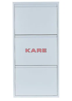 KARE Design Kleinmöbel & Sonstiges-Schuhkipper Caruso 3-Er Weiss