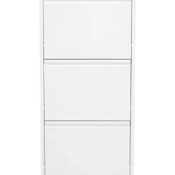 KARE Design Kleinmöbel & Sonstiges-Schuhkipper Caruso 3-Er Weiss