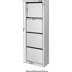 KARE Design Kleinmöbel & Sonstiges-Schuhkipper Luxury 4-Er