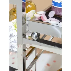 KARE Design Tische-Servierwagen Barfly Silber