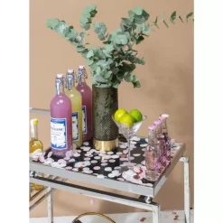 KARE Design Tische-Servierwagen Barfly Silber