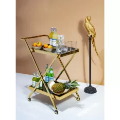 KARE Design Tische-Servierwagen Casino Gold