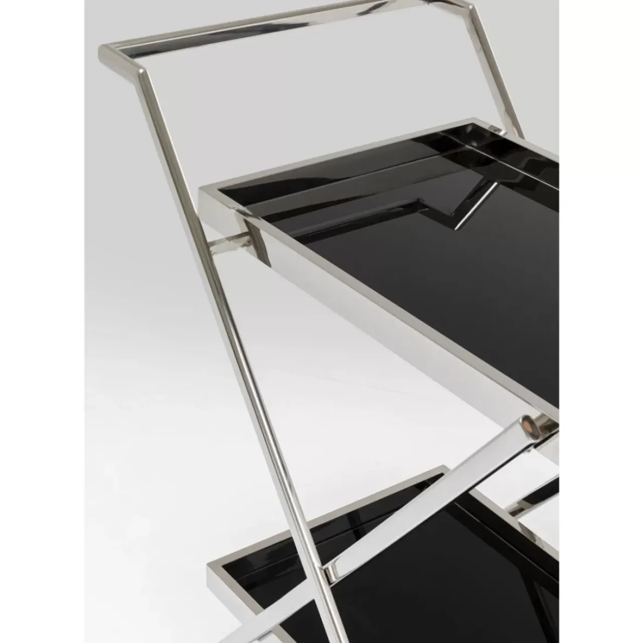 KARE Design Tische-Servierwagen Casino Silber