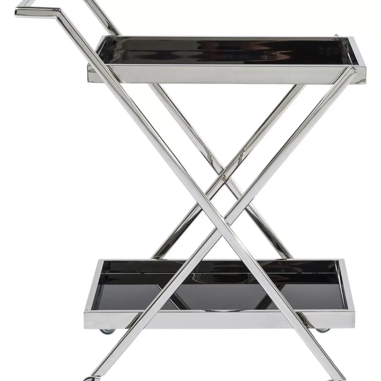 KARE Design Tische-Servierwagen Casino Silber