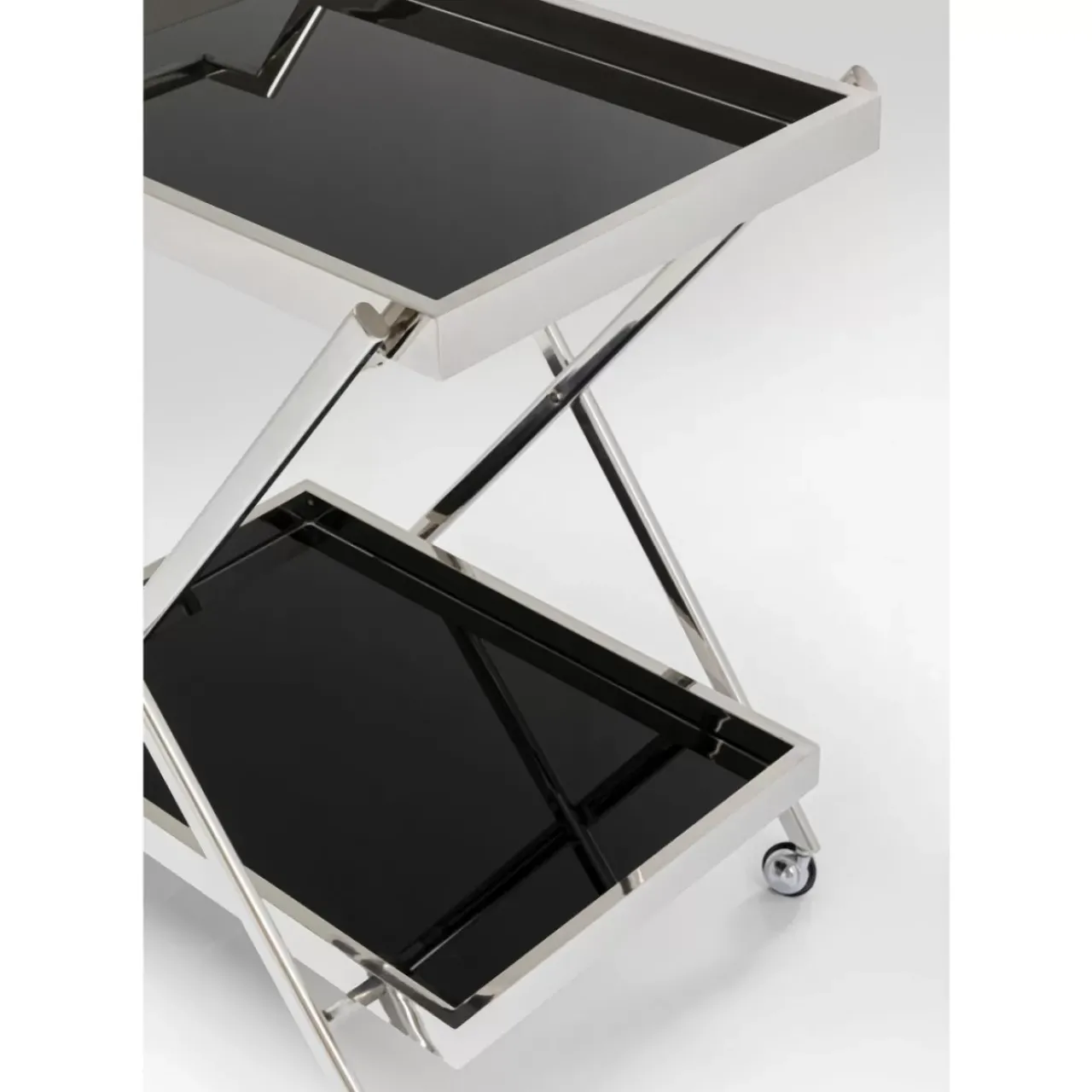 KARE Design Tische-Servierwagen Casino Silber