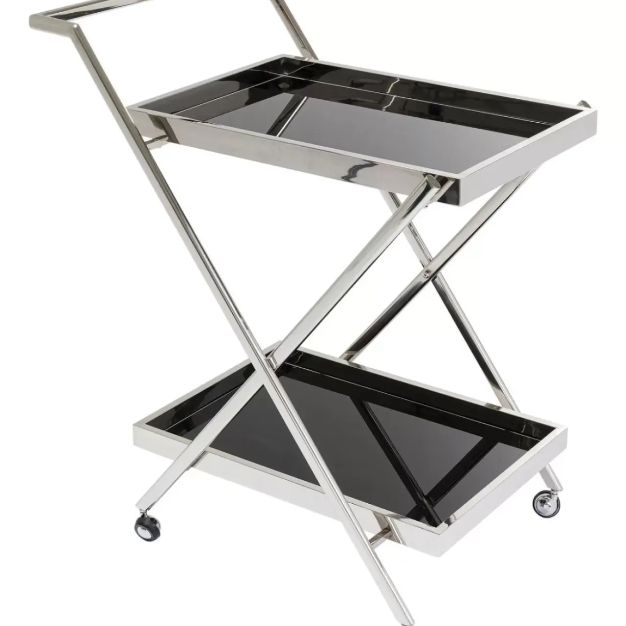 KARE Design Tische-Servierwagen Casino Silber