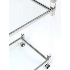 KARE Design Tische-Servierwagen Josy Silber