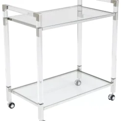 KARE Design Tische-Servierwagen Josy Silber