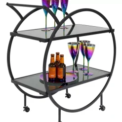 KARE Design Tische-Servierwagen Loft Schwarz