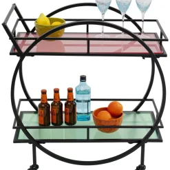 KARE Design Tische-Servierwagen Rainbow Rund