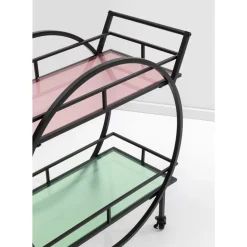 KARE Design Tische-Servierwagen Rainbow Rund