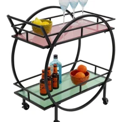 KARE Design Tische-Servierwagen Rainbow Rund