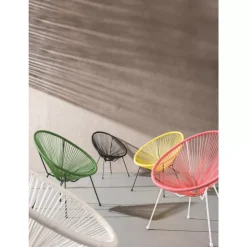 KARE Design Outdoormöbel-Sessel Acapulco Cherry