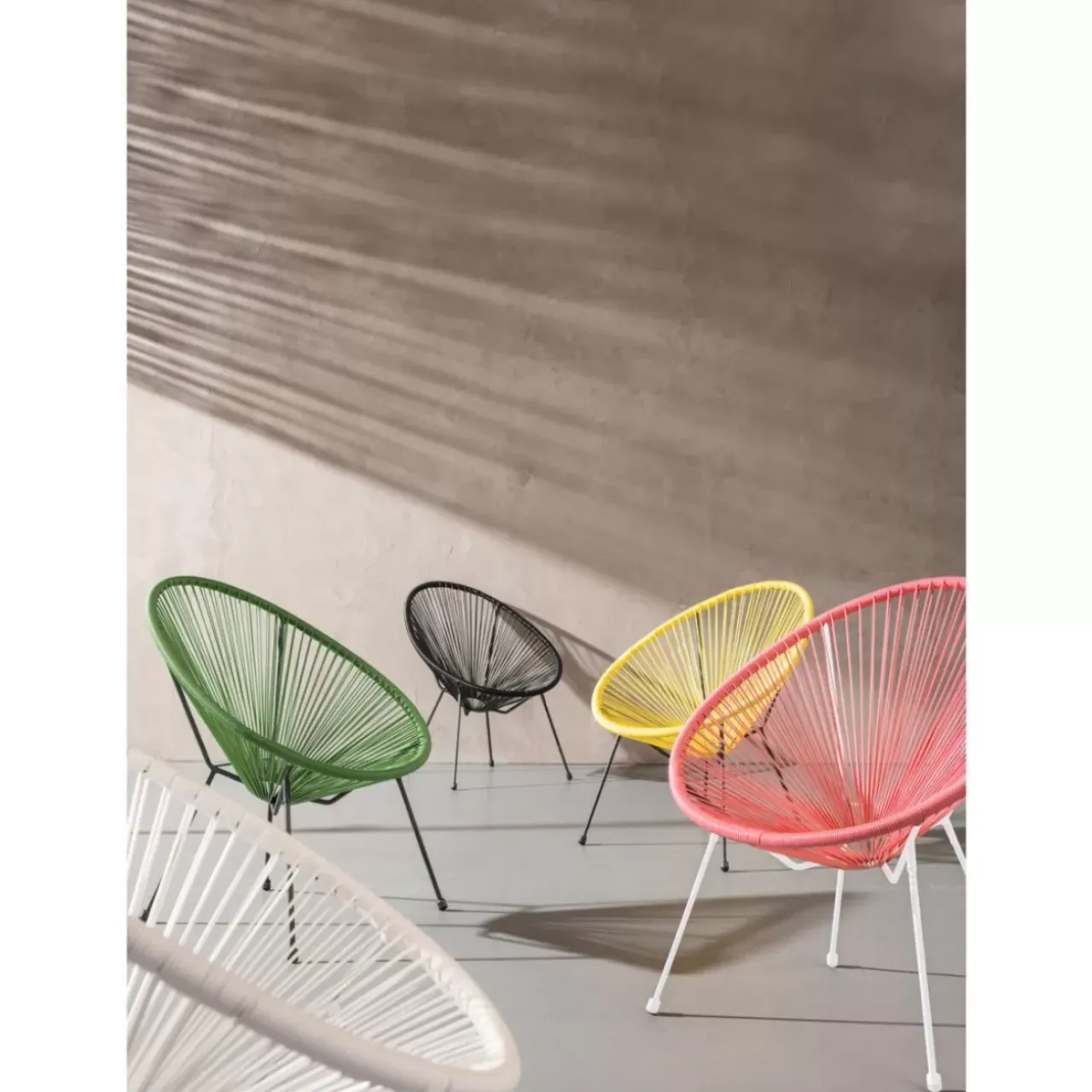 KARE Design Outdoormöbel-Sessel Acapulco Cherry