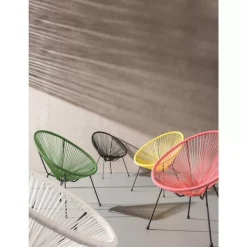 KARE Design Outdoormöbel-Sessel Acapulco Gelb