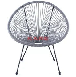 KARE Design Outdoormöbel-Sessel Acapulco Grau