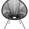 KARE Design Outdoormöbel-Sessel Acapulco Schwarz