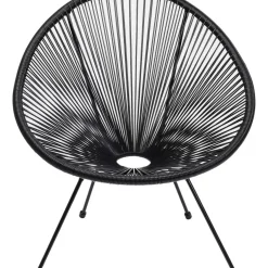 KARE Design Outdoormöbel-Sessel Acapulco Schwarz