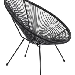 KARE Design Outdoormöbel-Sessel Acapulco Schwarz