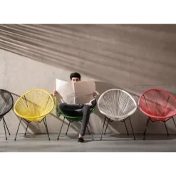 KARE Design Outdoormöbel-Sessel Acapulco Schwarz