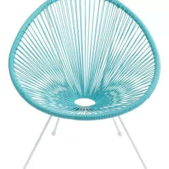KARE Design Outdoormöbel-Sessel Acapulco Turkis