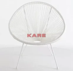 KARE Design Outdoormöbel-Sessel Acapulco Weiss