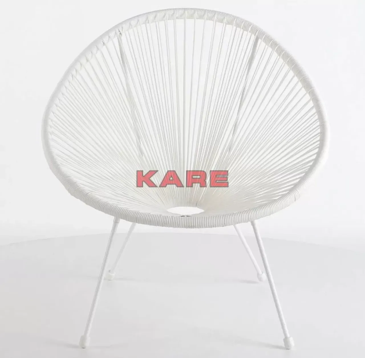 KARE Design Outdoormöbel-Sessel Acapulco Weiss