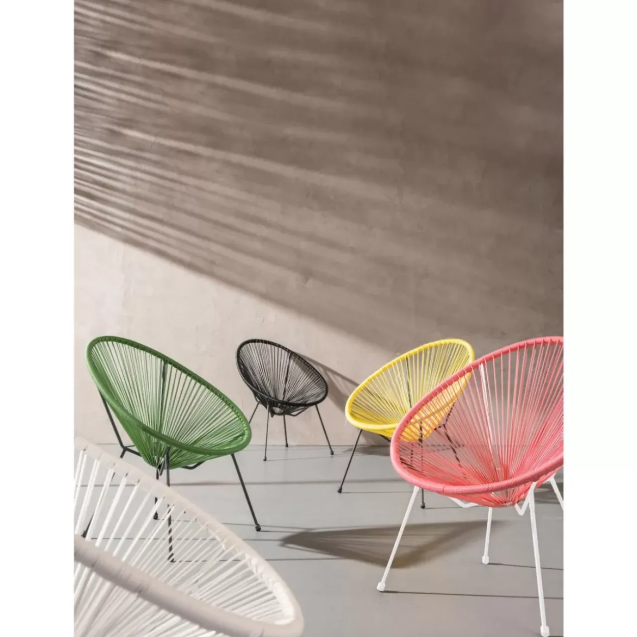 KARE Design Outdoormöbel-Sessel Acapulco Weiss