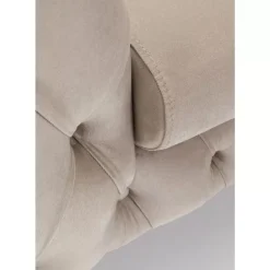 KARE Design Sessel-Sessel Bellissima Velvet Beige 120Cm