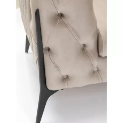 KARE Design Sessel-Sessel Bellissima Velvet Beige 120Cm