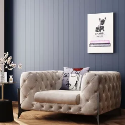 KARE Design Sessel-Sessel Bellissima Velvet Beige 120Cm