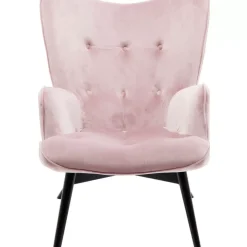 KARE Design Sessel-Sessel Black Vicky Velvet Rose
