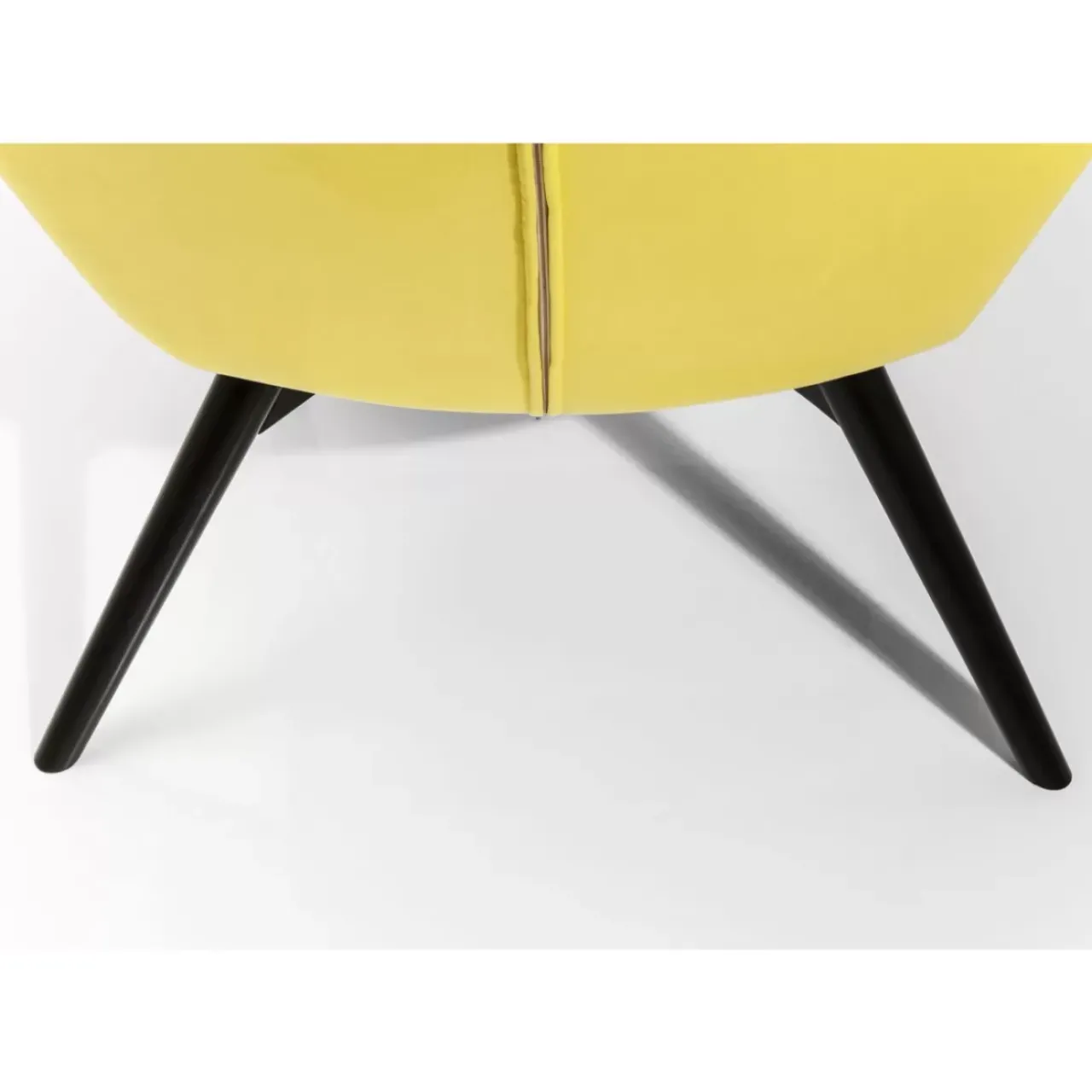 KARE Design Sessel-Sessel Black Vicky Velvet Yellow