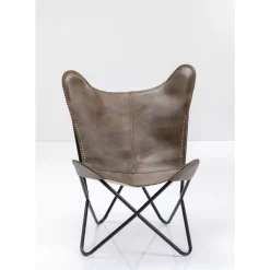 KARE Design Sessel-Sessel California Leder Dunkelbraun