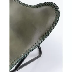 KARE Design Sessel-Sessel California Leder Khaki