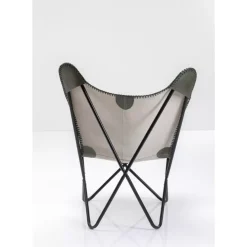 KARE Design Sessel-Sessel California Leder Khaki