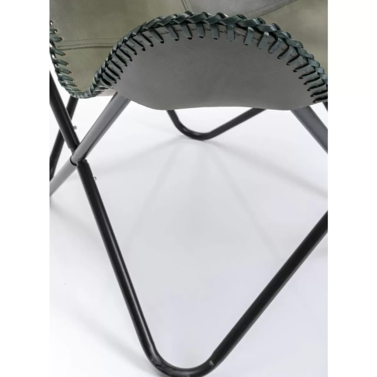 KARE Design Sessel-Sessel California Leder Khaki