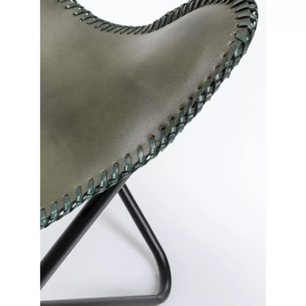 KARE Design Sessel-Sessel California Leder Khaki