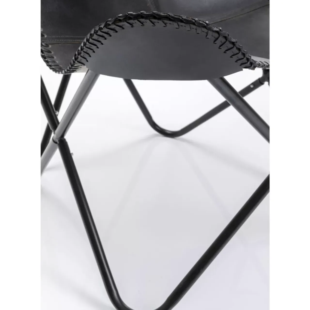 KARE Design Sessel-Sessel California Leder Schwarz