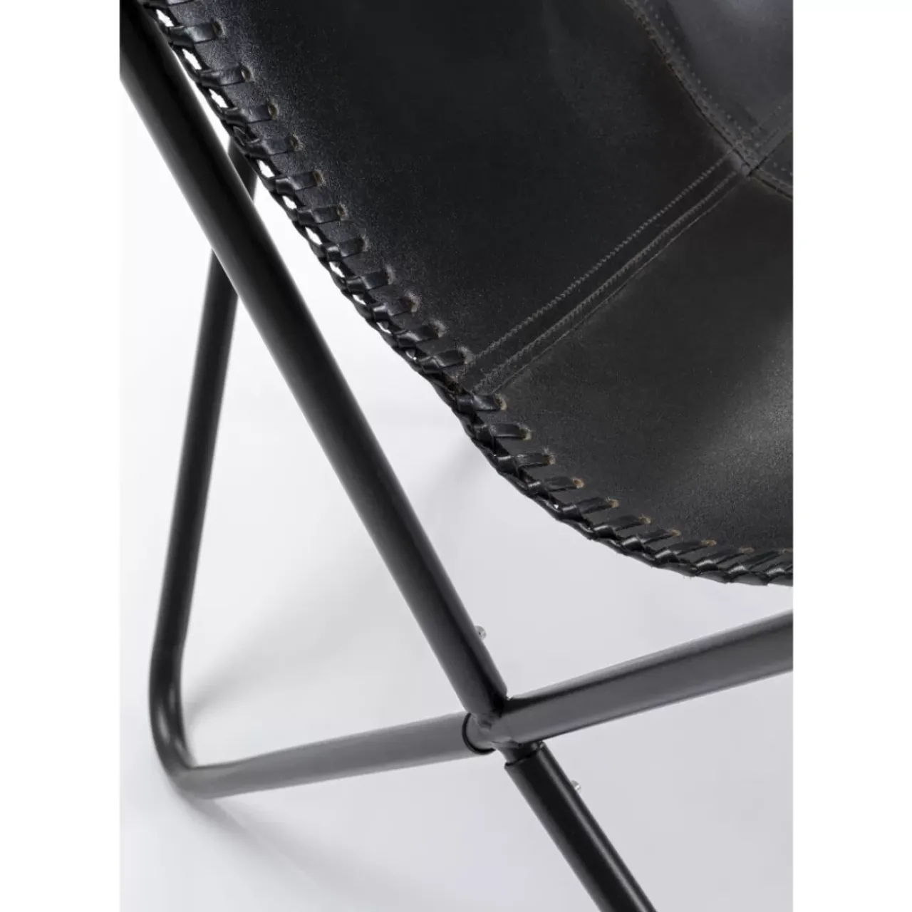 KARE Design Sessel-Sessel California Leder Schwarz